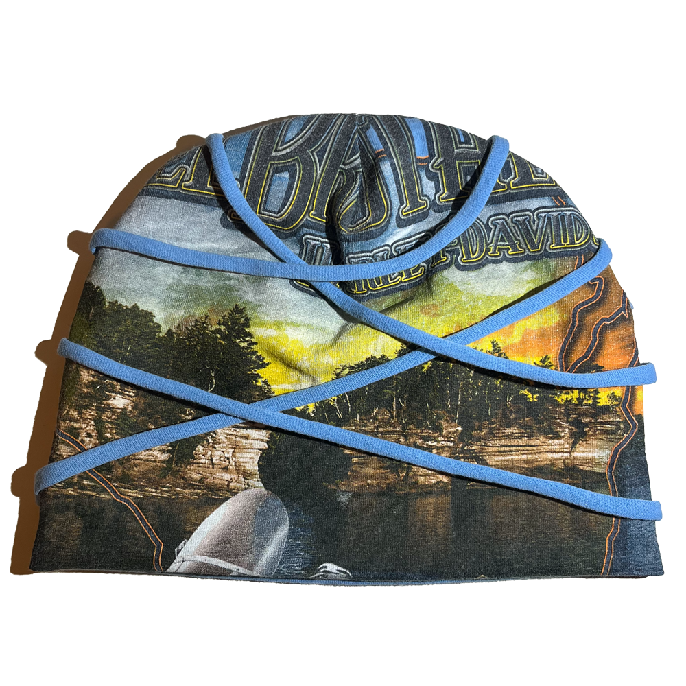 Blue Harley T-Beanie