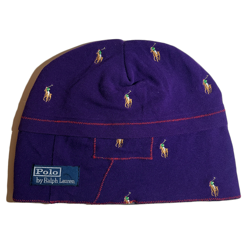 Purple Polo T Beanie