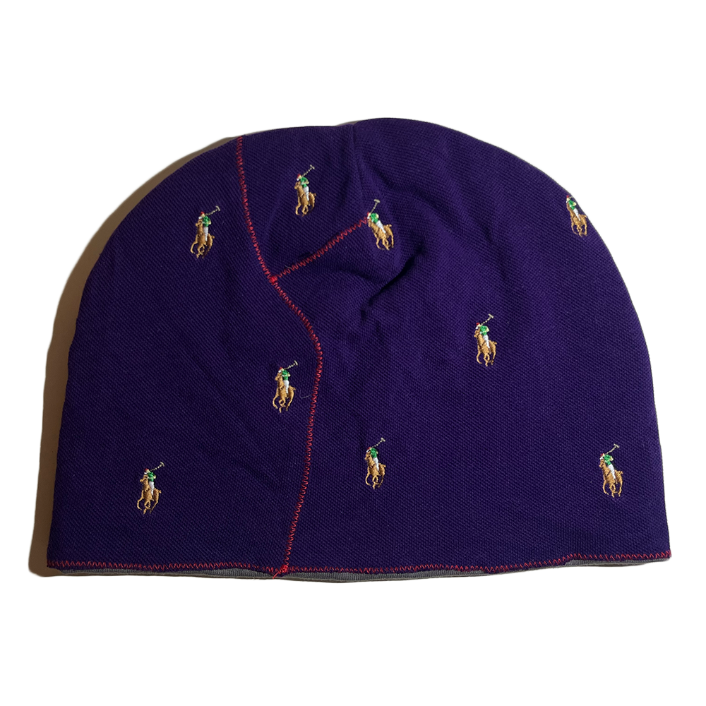 Purple Polo T Beanie